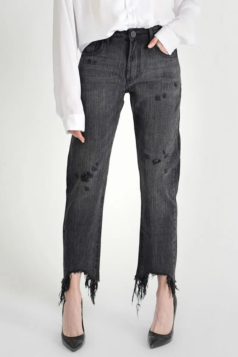 OneTeaspoon WOMENS VOLCANIC AWESOME BAGGIES HIGH WAIST STRAIGHT LEG JEANS