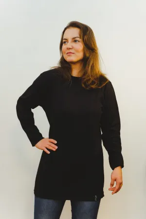 Onyx Turtleneck Long Sleeve Black