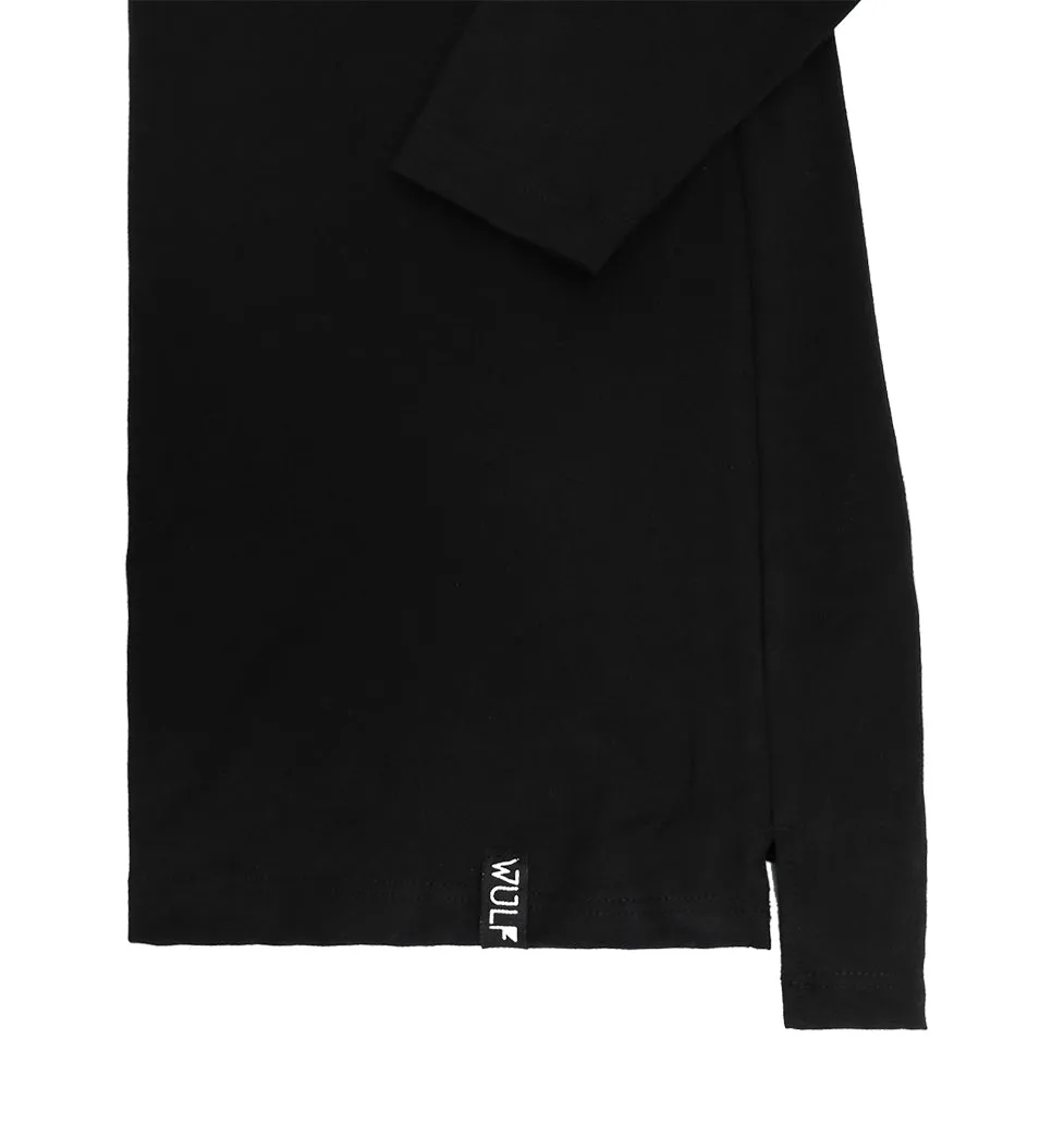 Onyx Turtleneck Long Sleeve Black