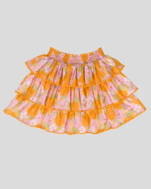 PEGGY LEE RUFFLE SKIRT DAHLIA