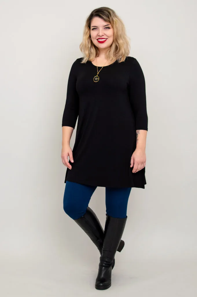 Perfect Tunic, Black, Bamboo
