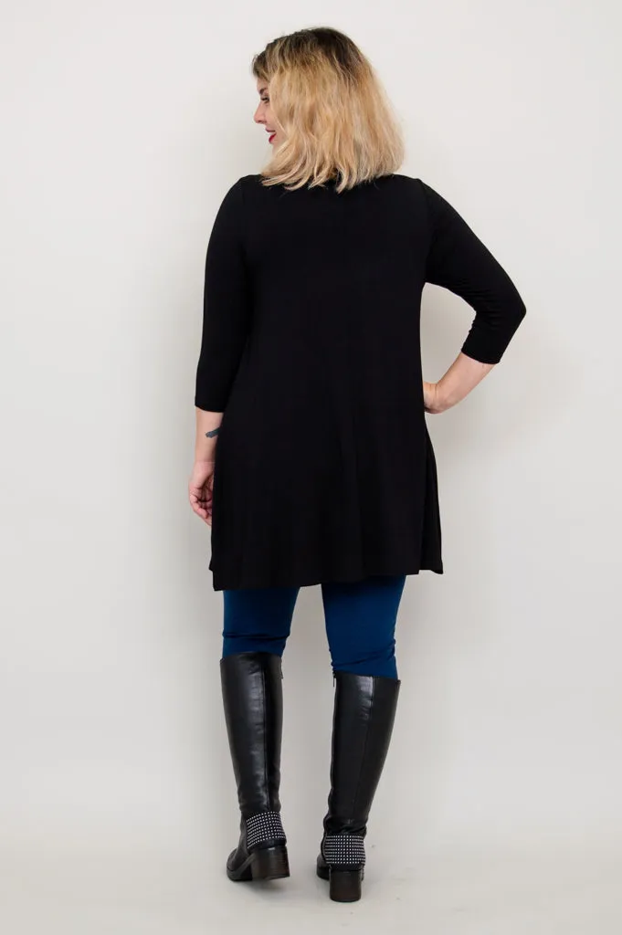 Perfect Tunic, Black, Bamboo