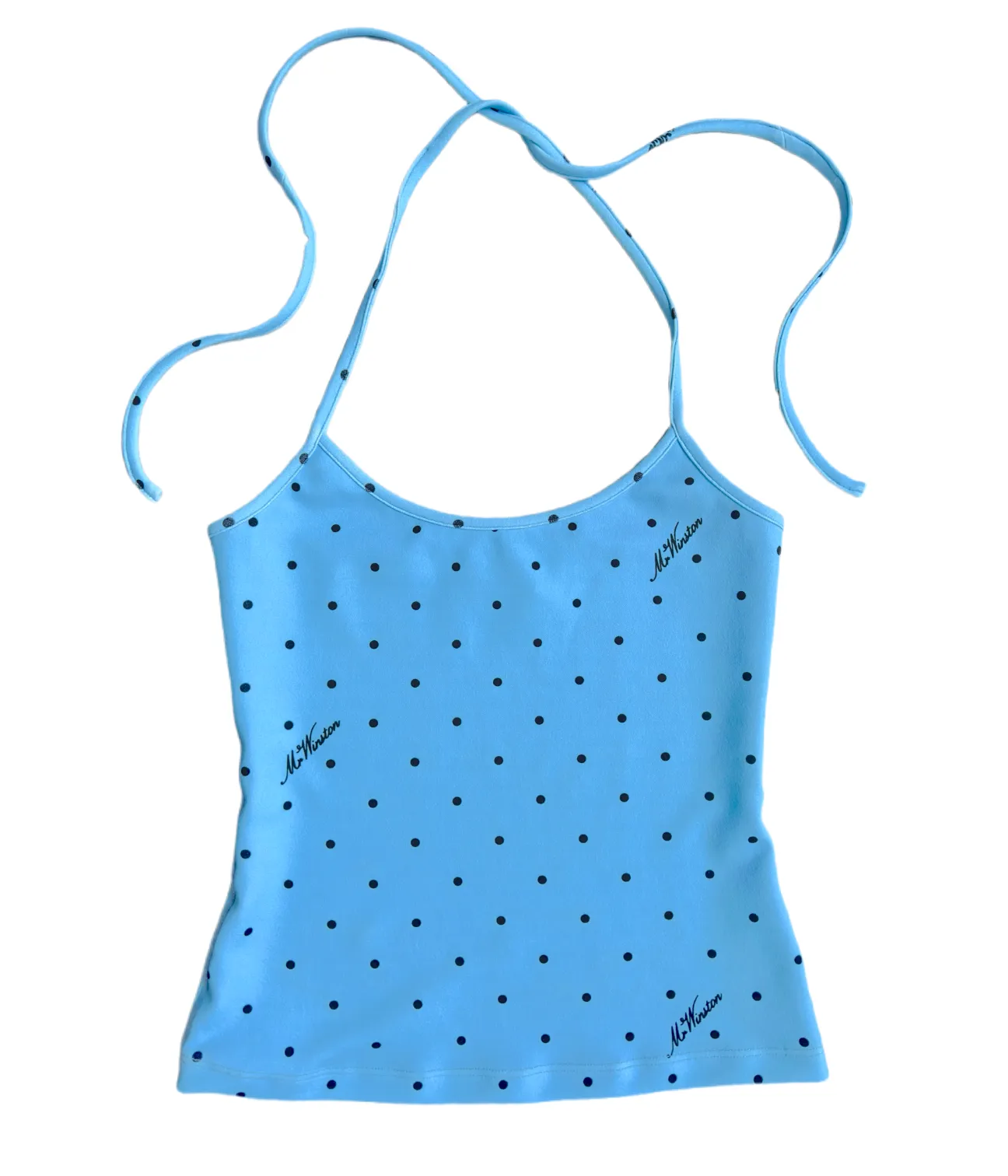 Polka Dot Sculpt Halter