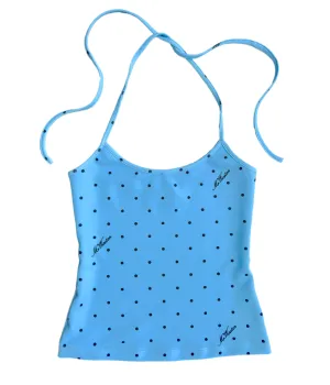 Polka Dot Sculpt Halter