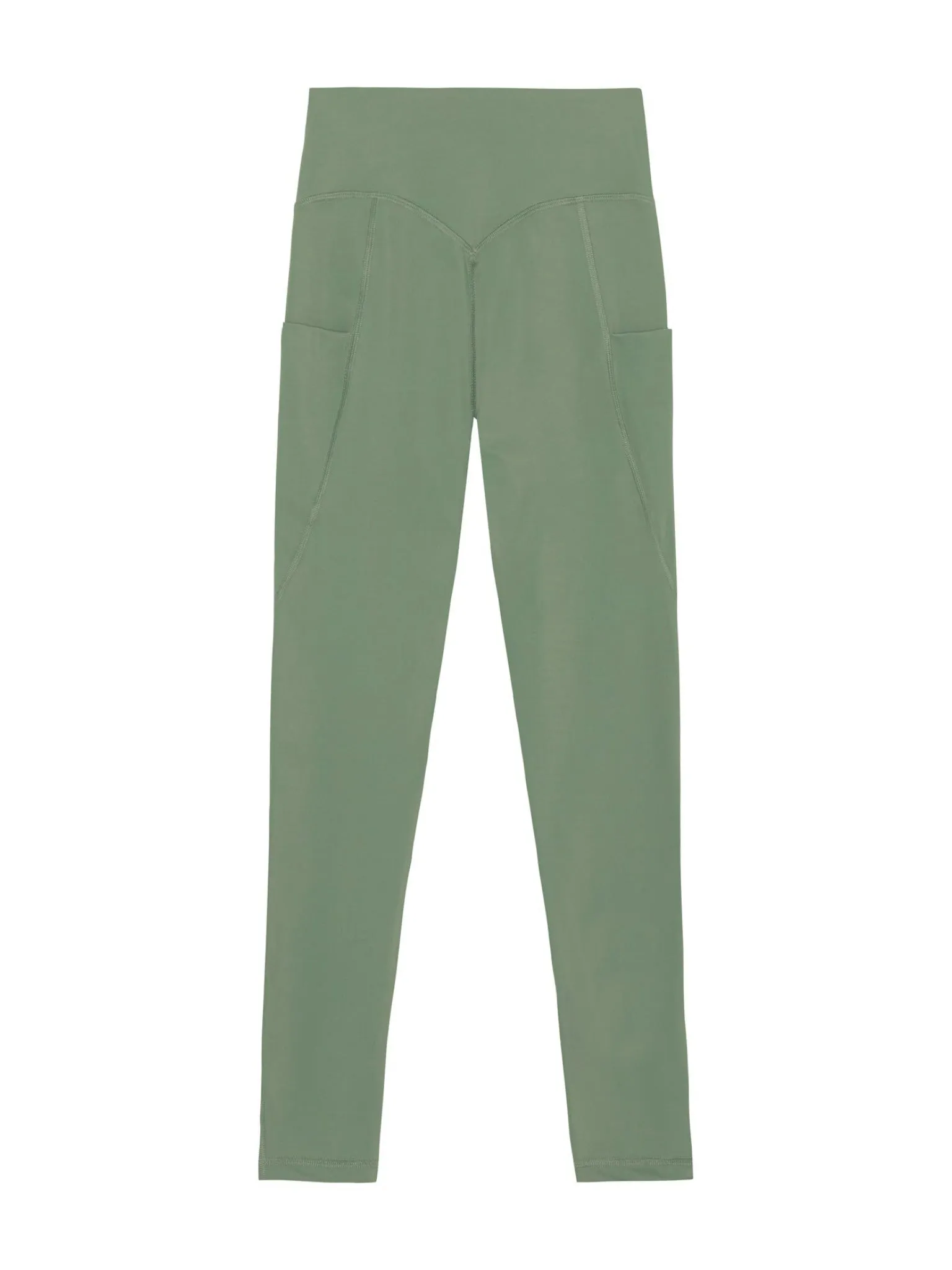 Power High-waist Leggings Army Green