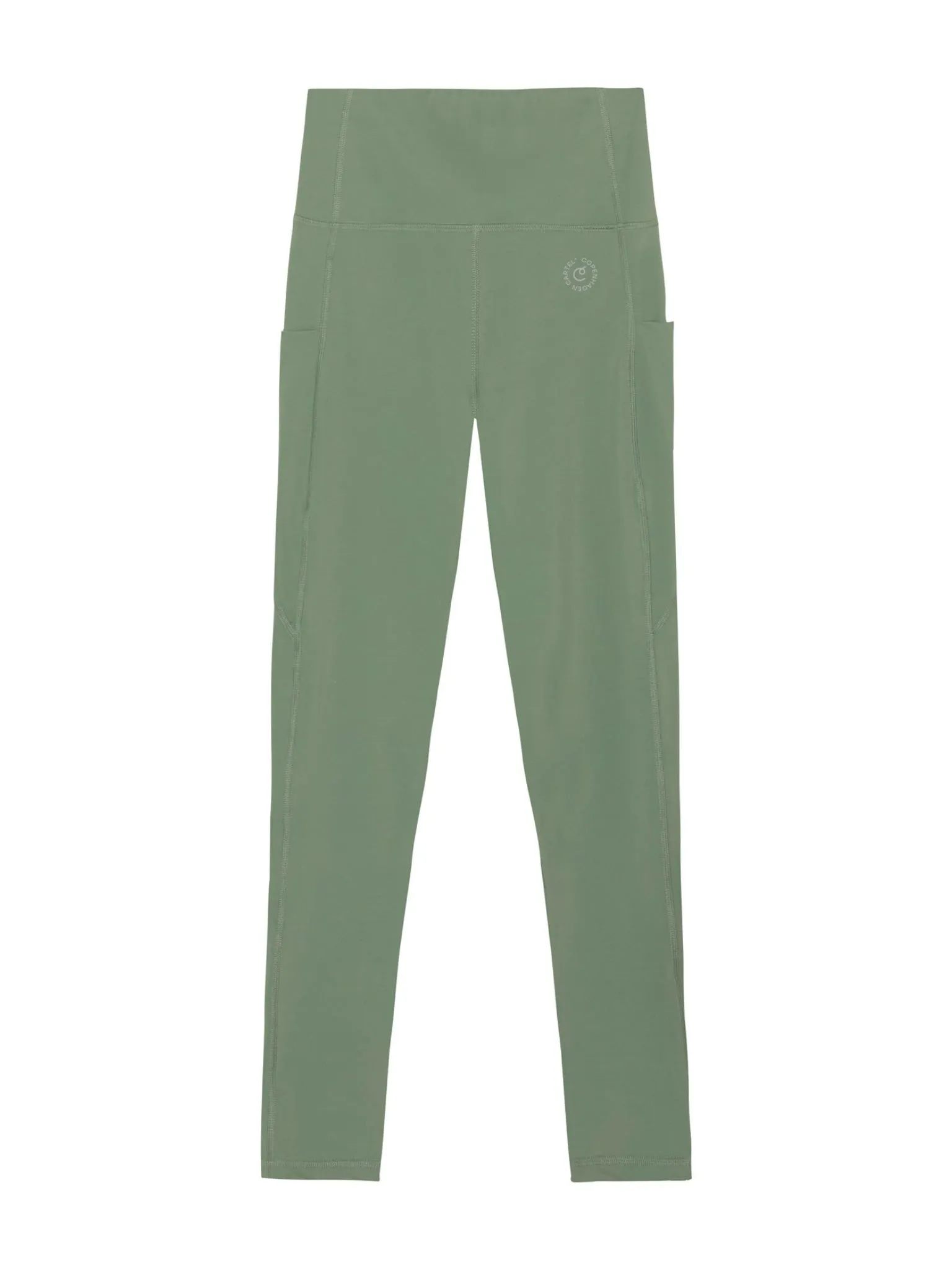 Power High-waist Leggings Army Green