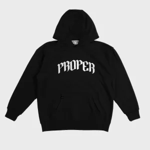 PROPER REFLECTIVE HOODIE BLACK