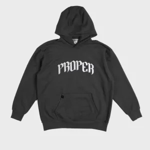 PROPER REFLECTIVE HOODIE CHARCOAL