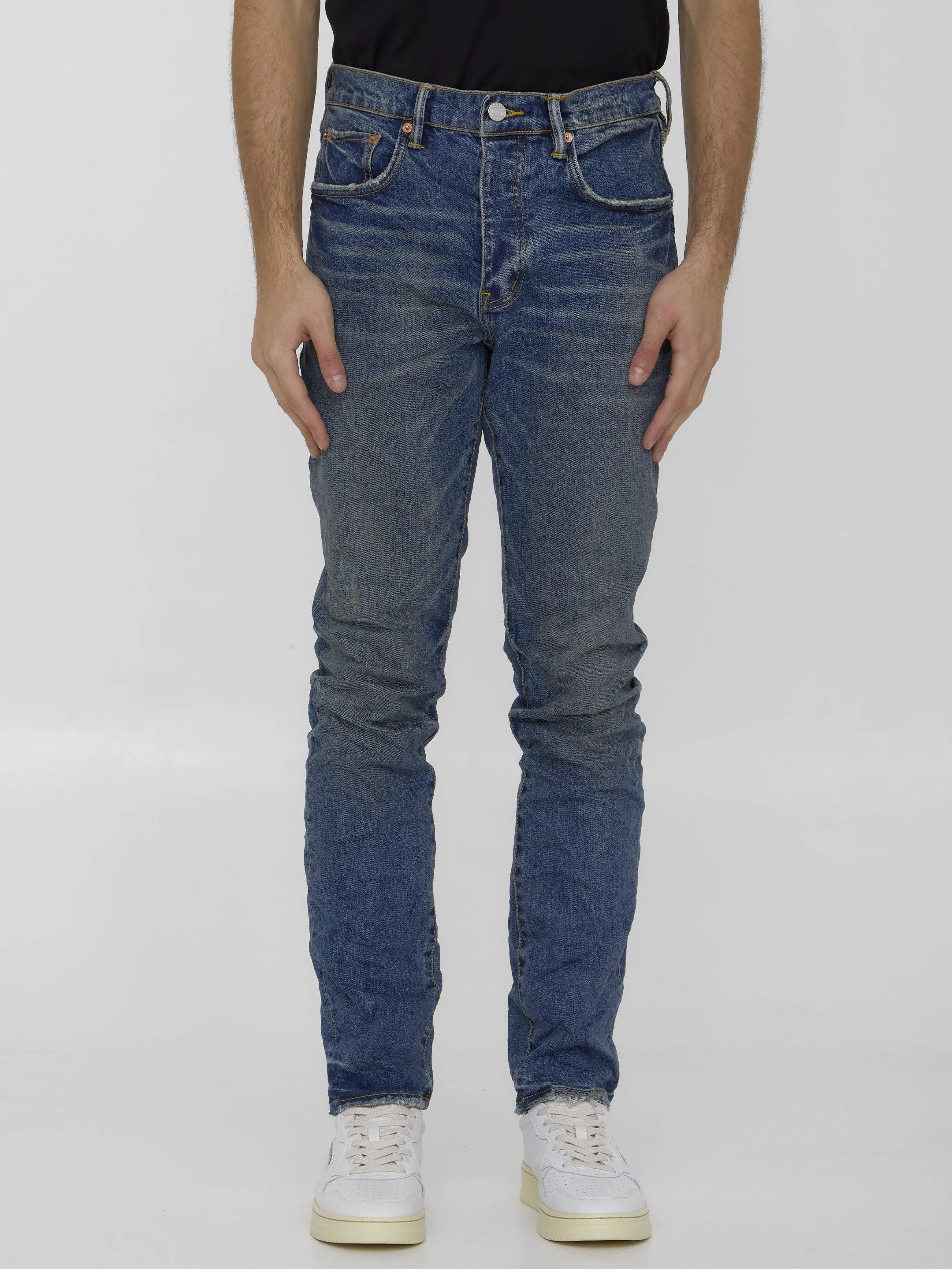 Purple Brand Light-blue Denim Jeans