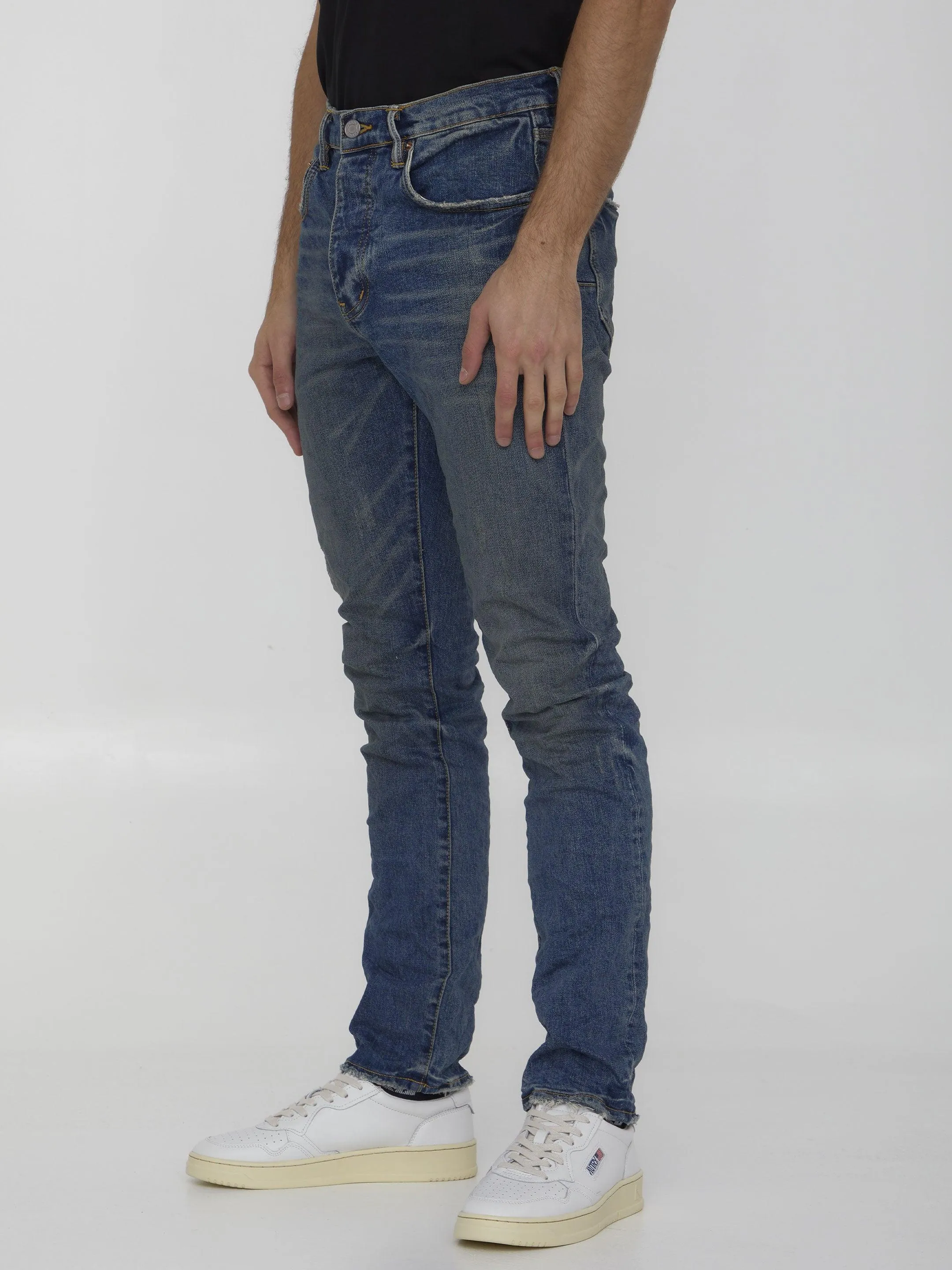 Purple Brand Light-blue Denim Jeans