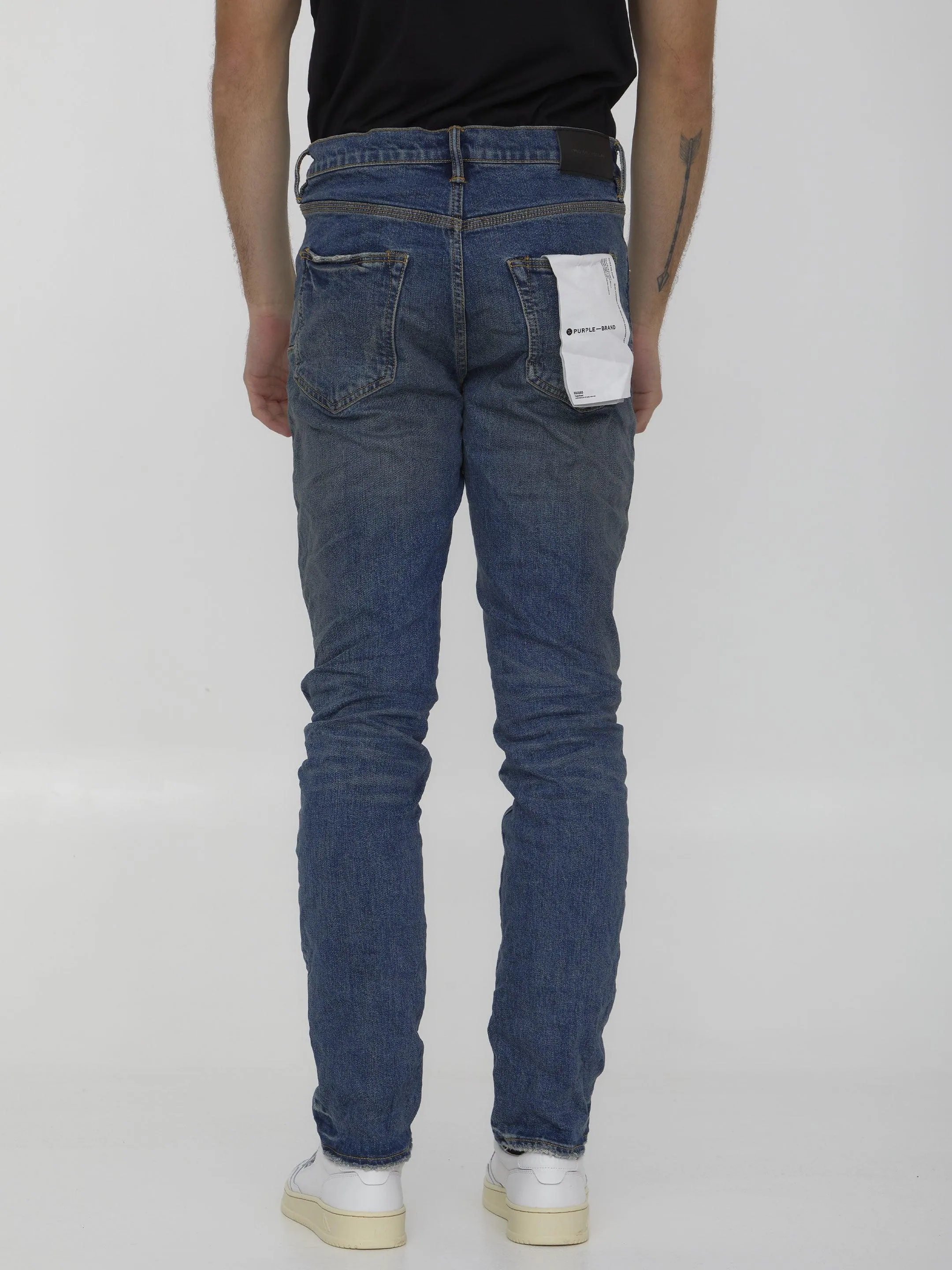 Purple Brand Light-blue Denim Jeans