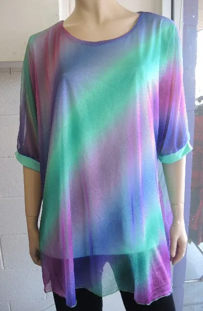 RAINBOW KAFTAN TOP