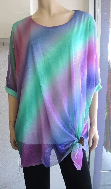 RAINBOW KAFTAN TOP