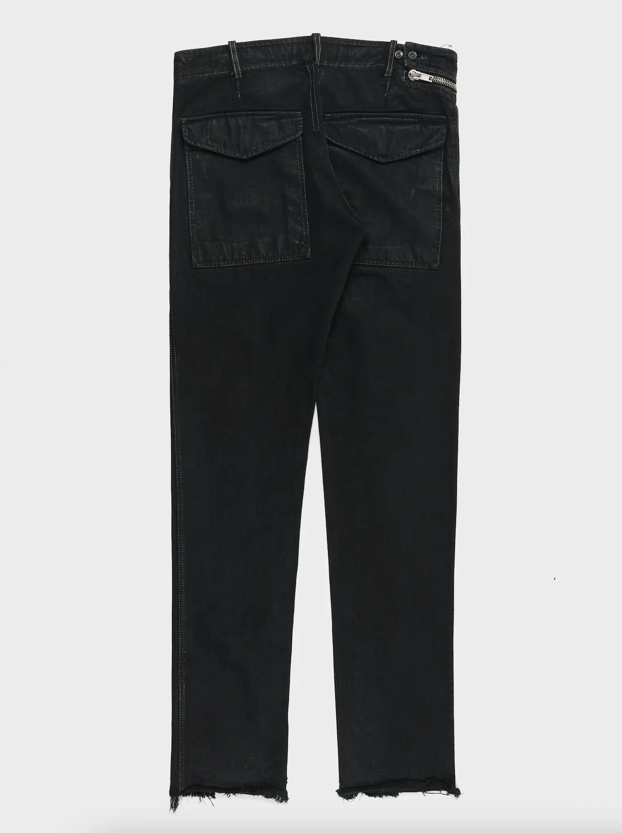 Raw Hem Aircut Trousers
