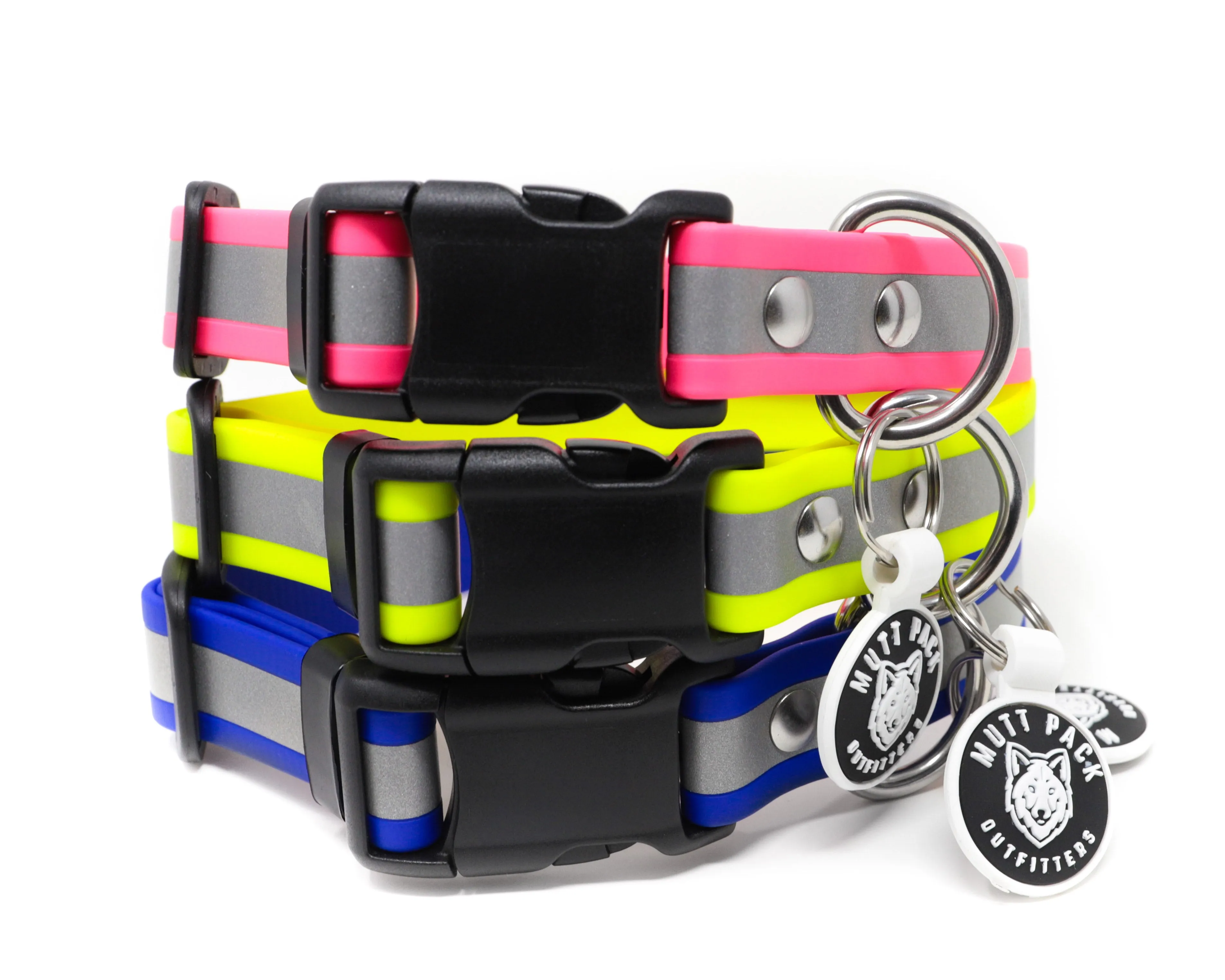 Reflective BioThane Quick Release Collar