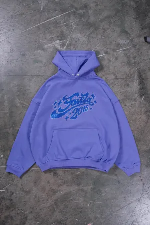 RHINESTONE 2015 VERY PERI SNAP BUTTON HOODIE