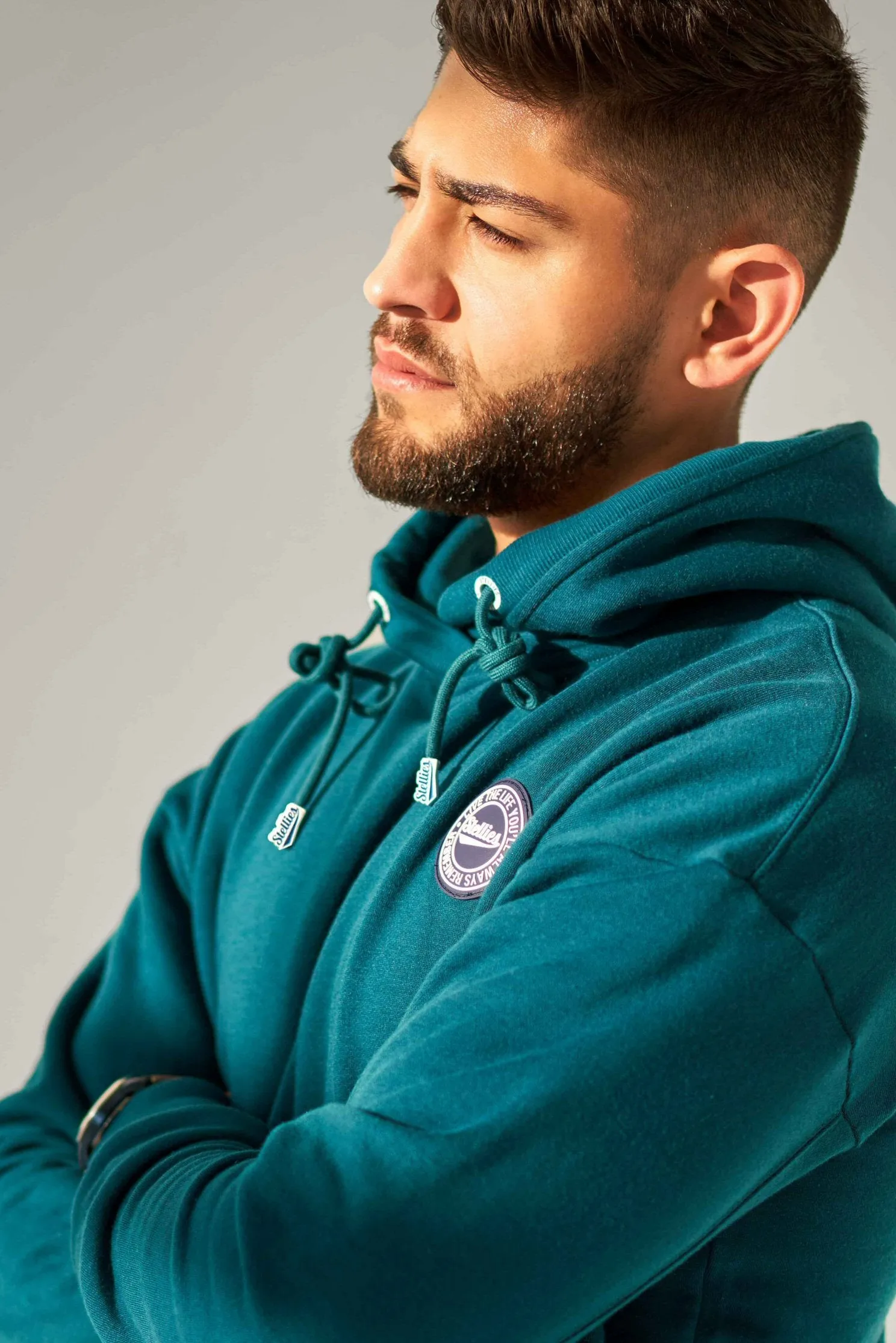 Sea Storm Baggy Fleece Hoodie