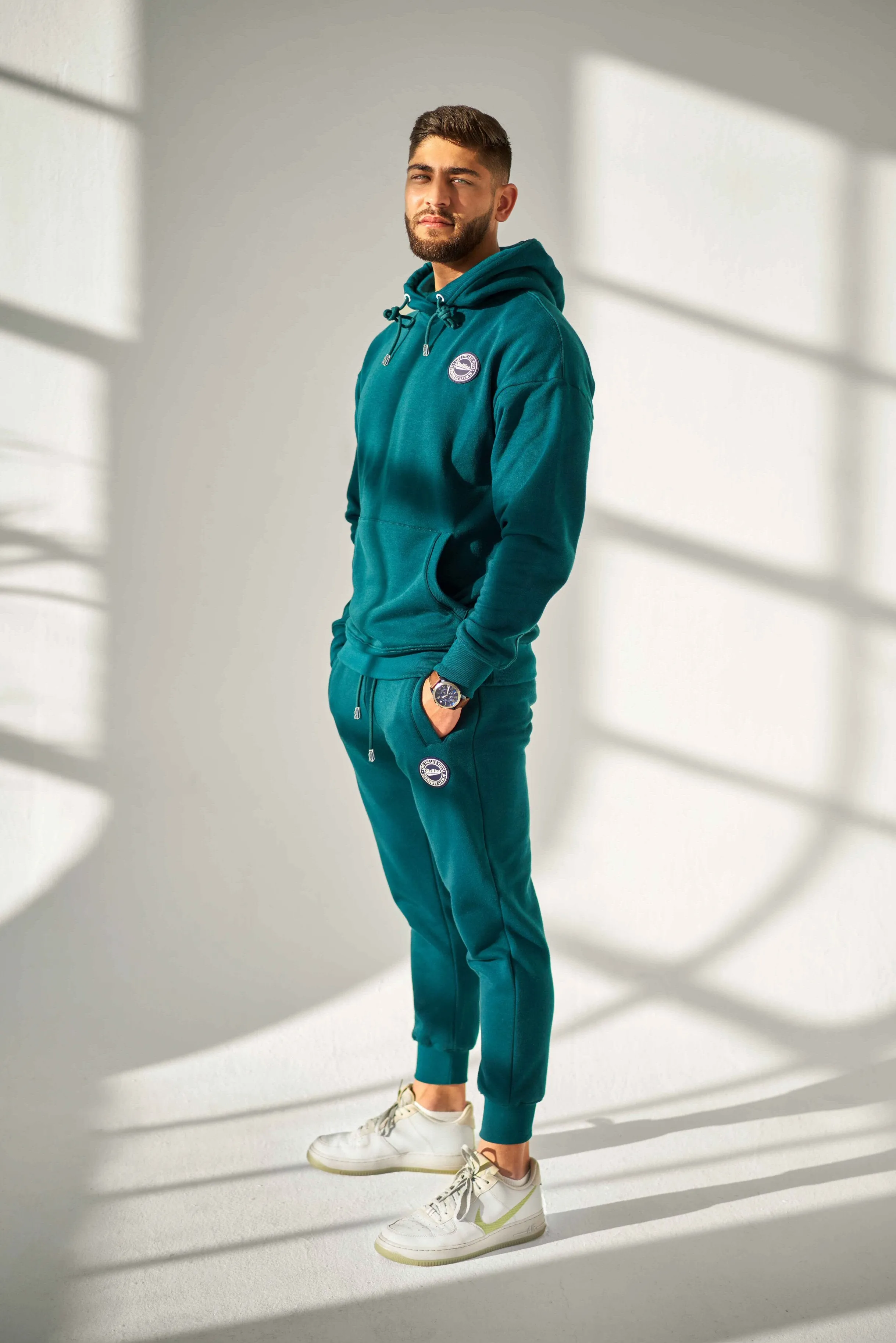 Sea Storm Baggy Fleece Hoodie
