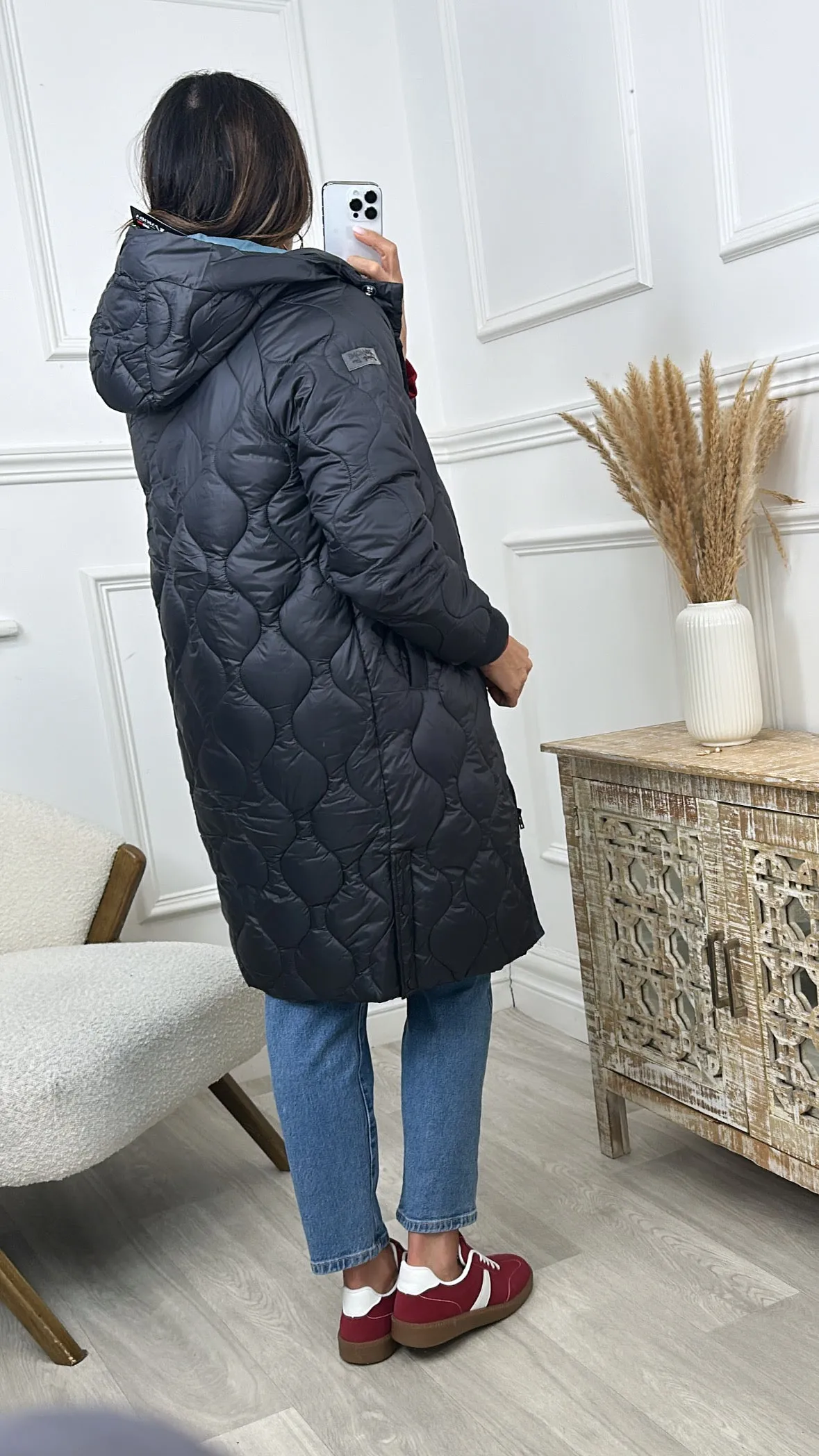 Severina Black Puffer Jacket