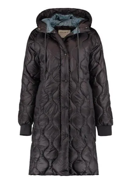 Severina Black Puffer Jacket