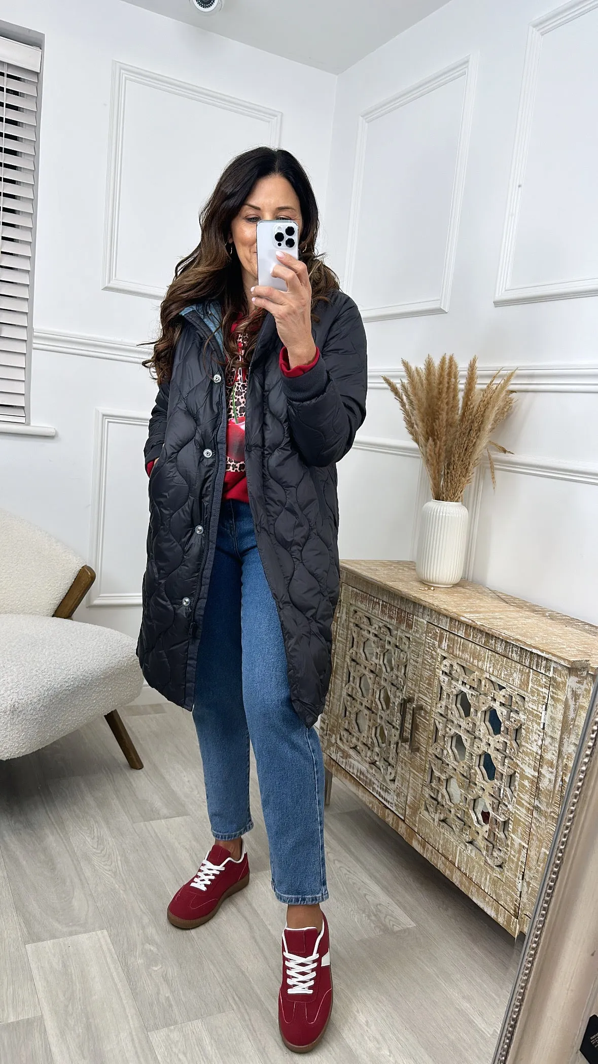 Severina Black Puffer Jacket