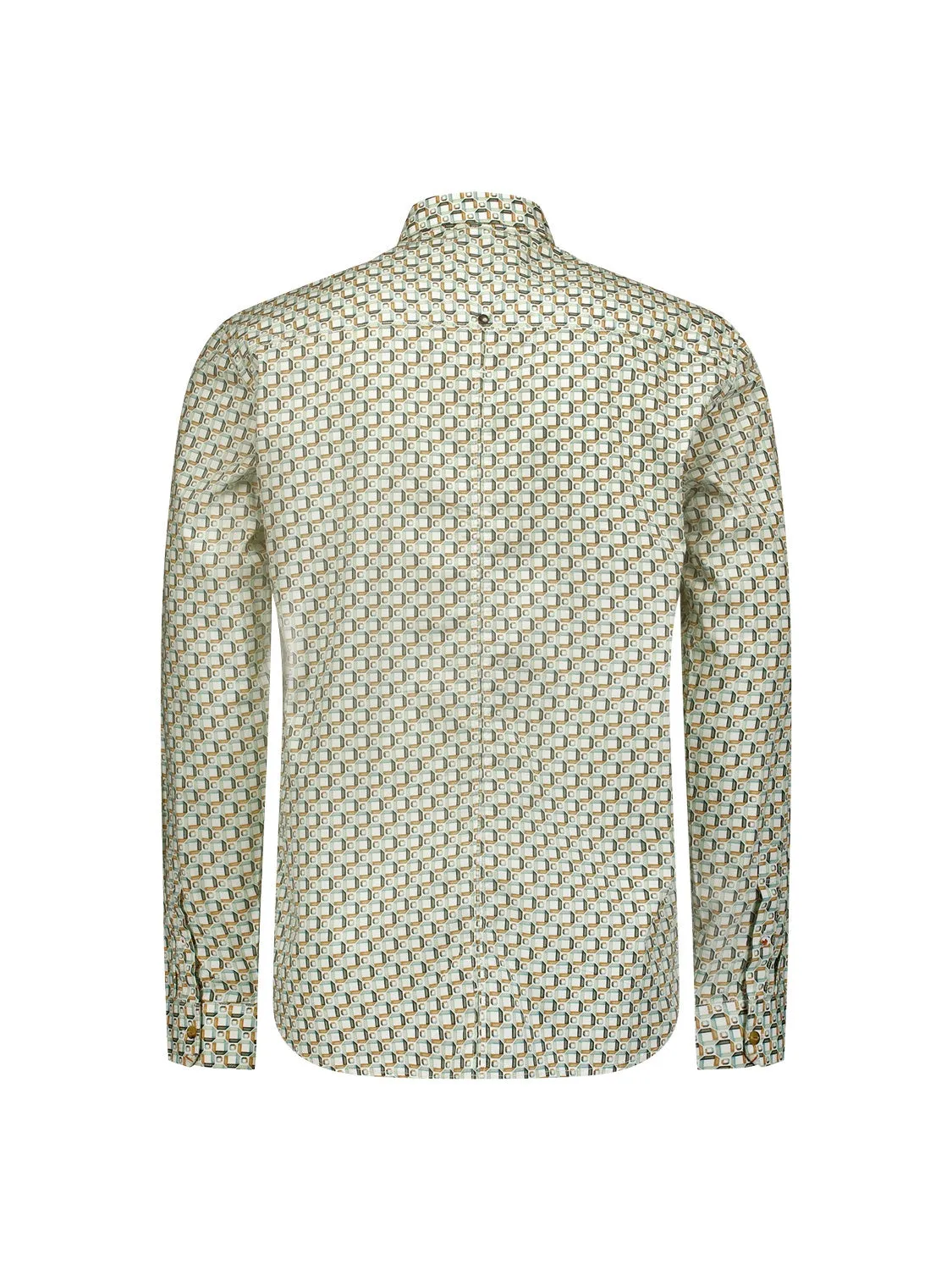 Shirt Stretch Allover Printed | Mint