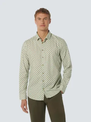 Shirt Stretch Allover Printed | Mint