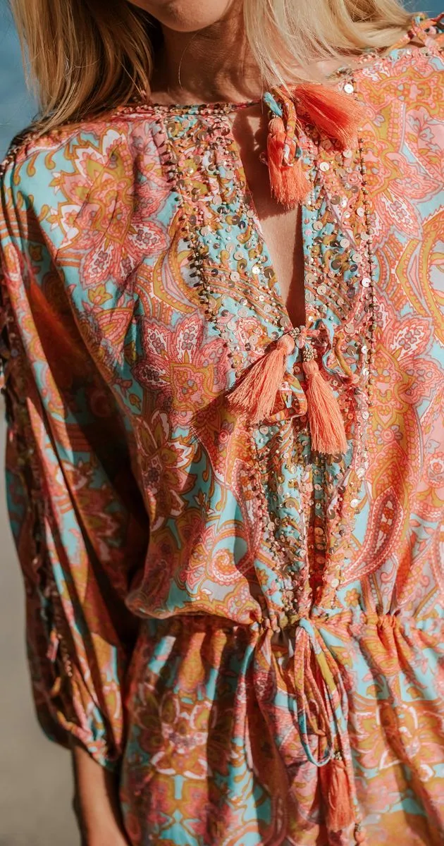 Short Paisley Tunic Meredith