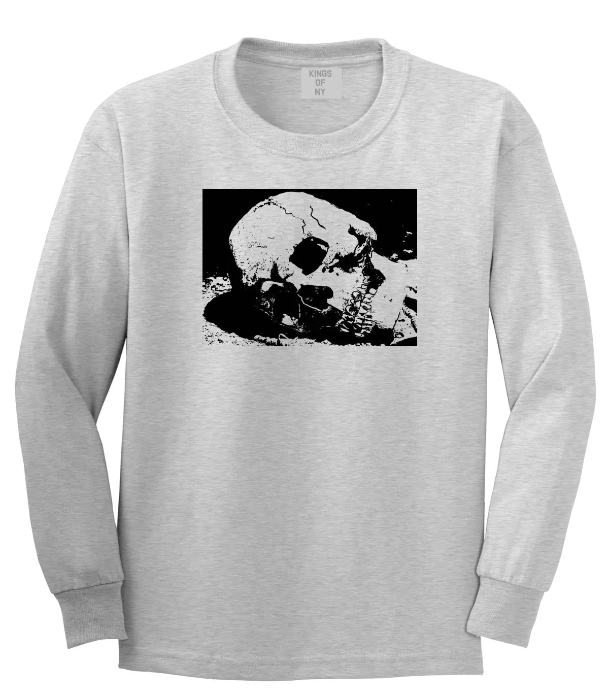 Skull Decay Goth Long Sleeve T-Shirt