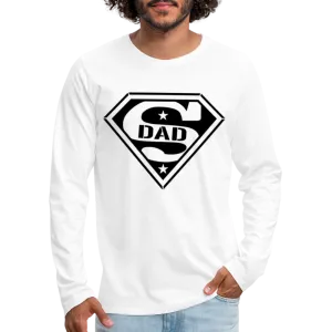 Super Dad : Men's Premium Long Sleeve T-Shirt (Customize)