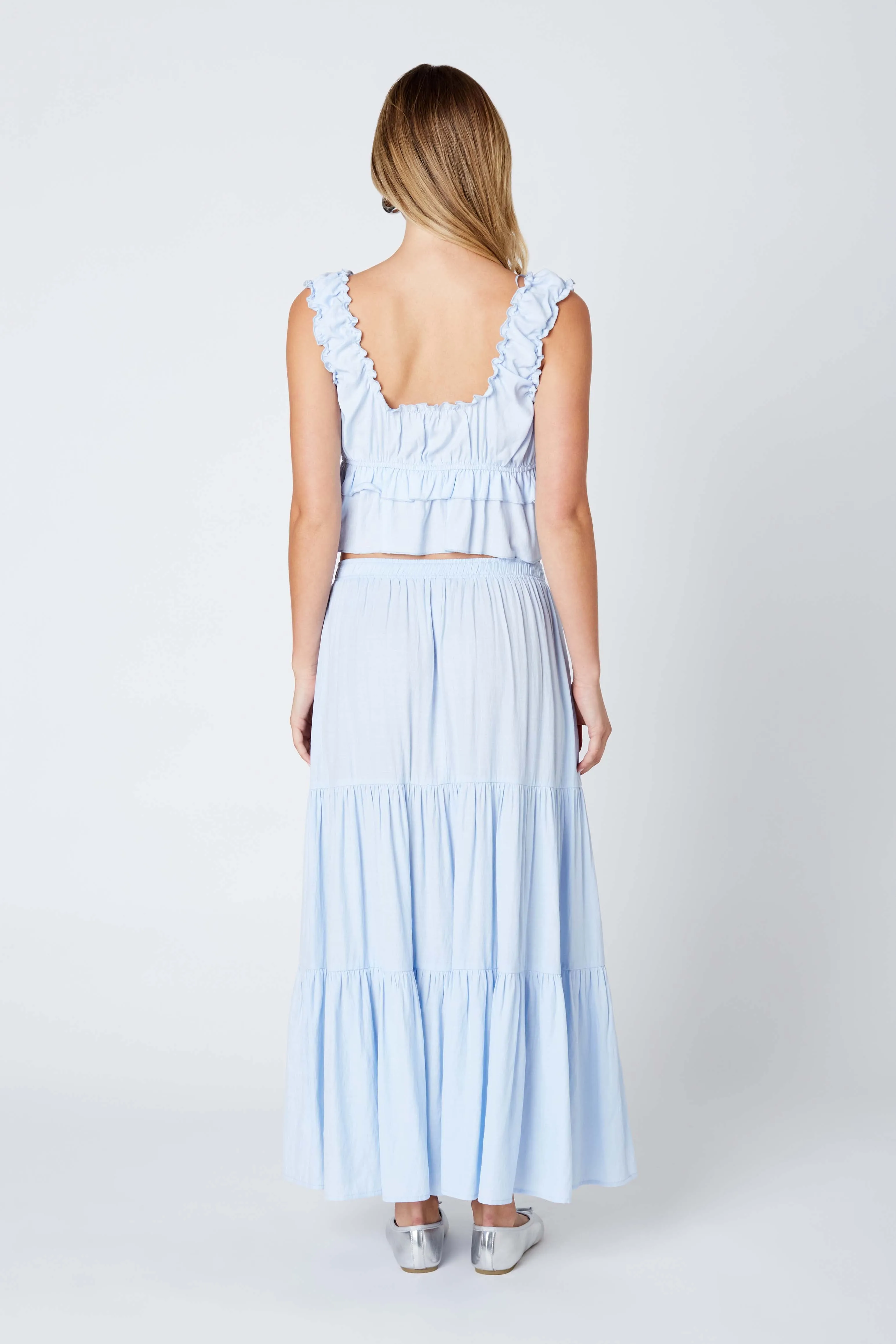 Tiered Maxi Skirt