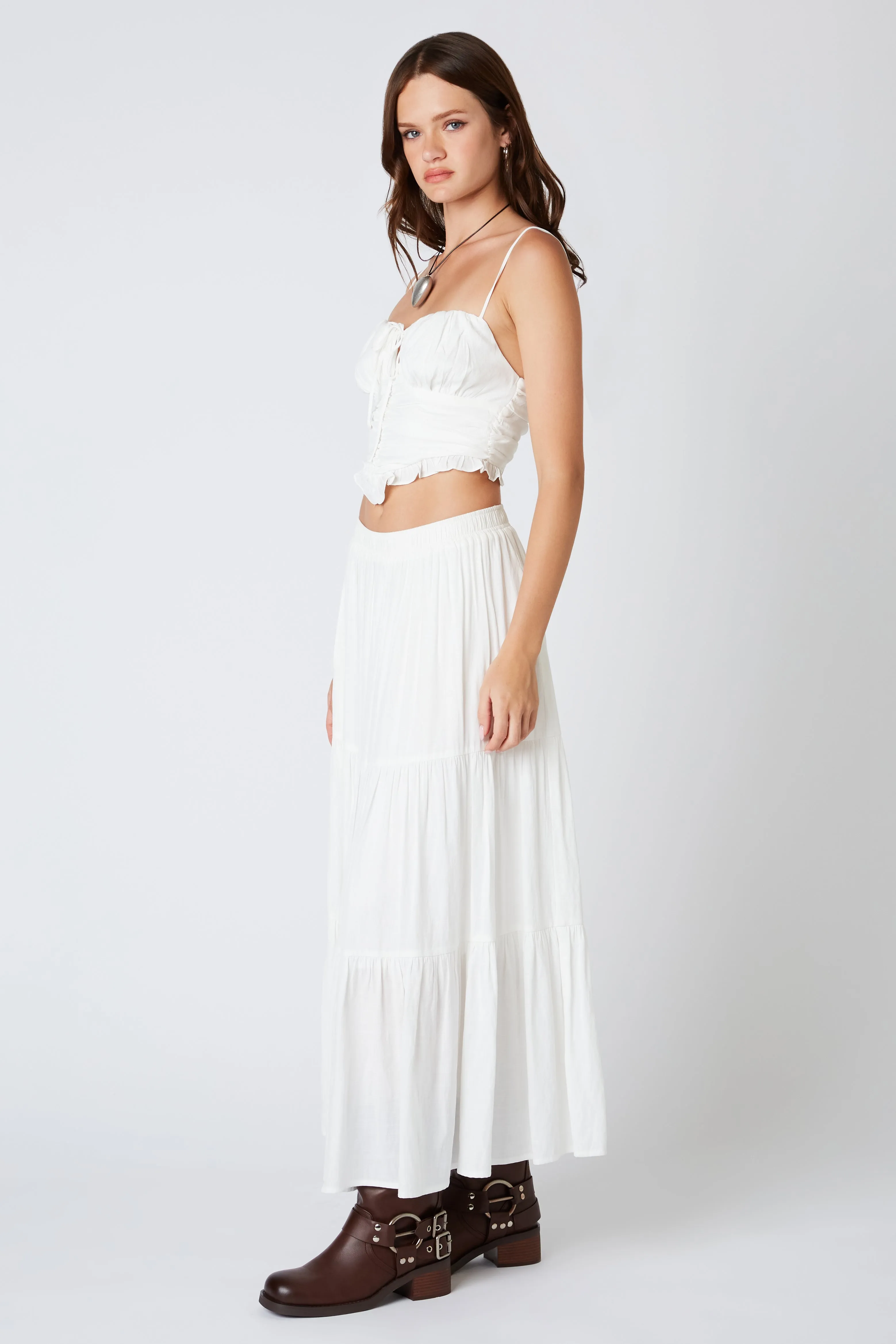 Tiered Maxi Skirt