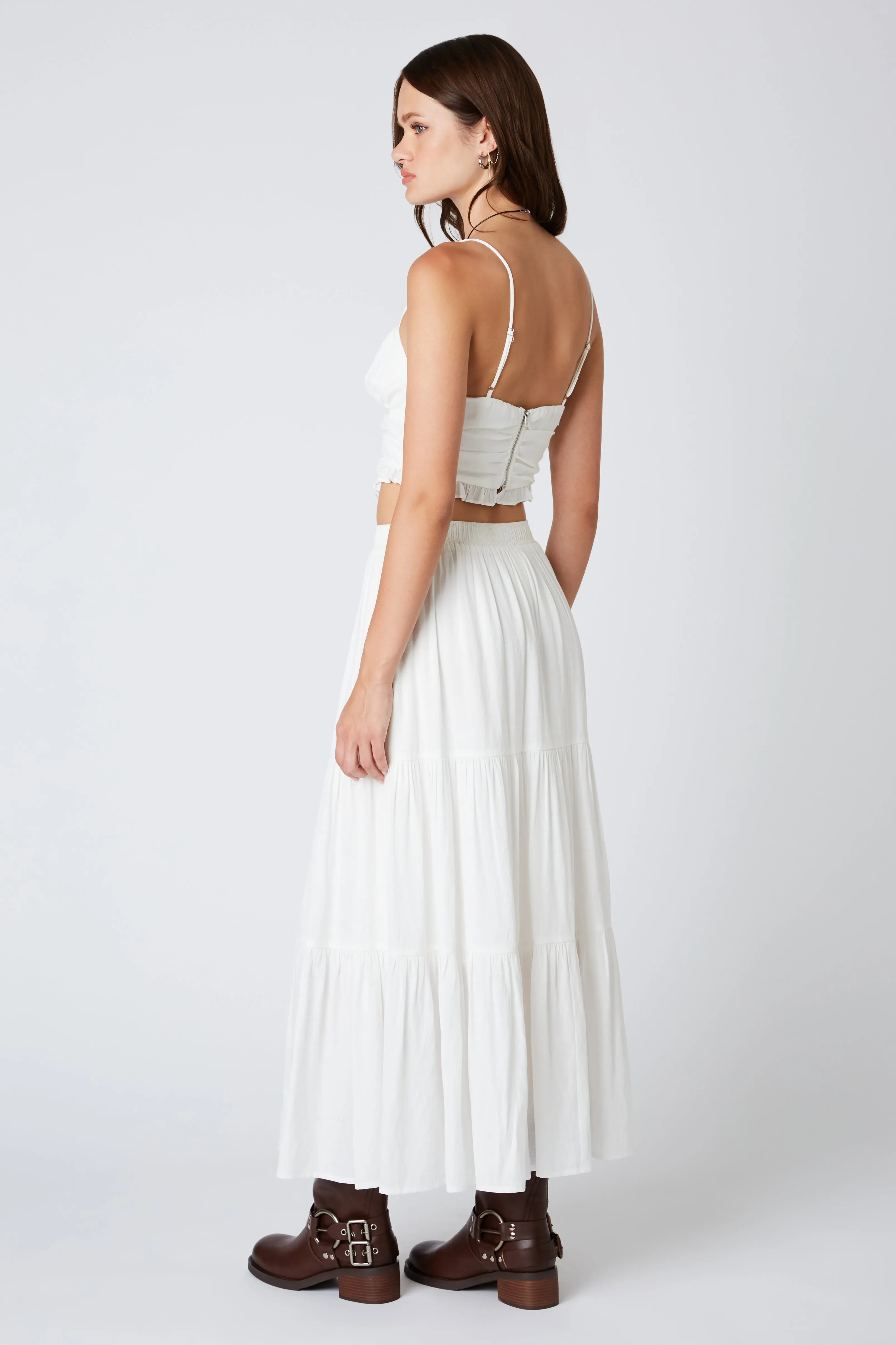 Tiered Maxi Skirt