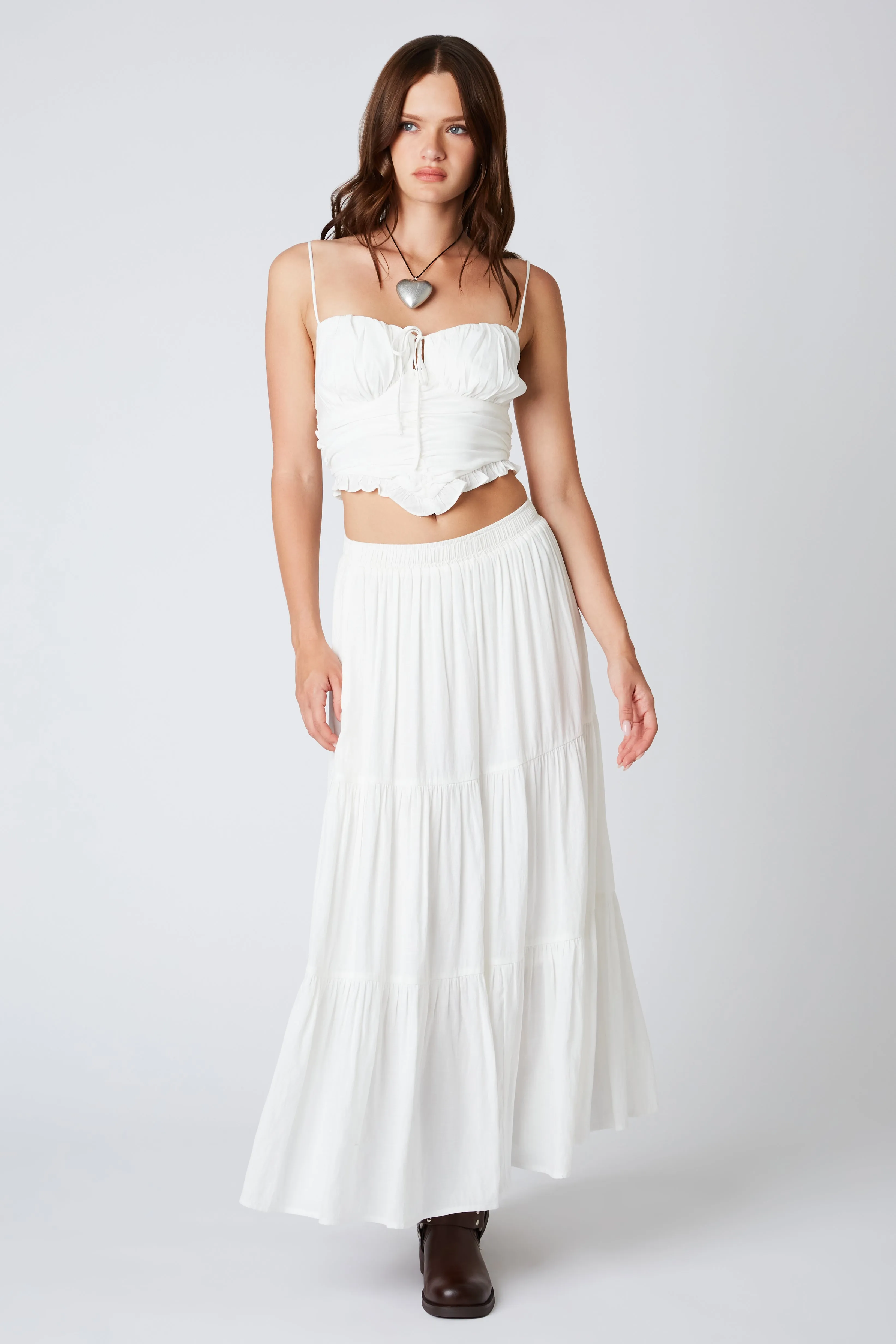 Tiered Maxi Skirt