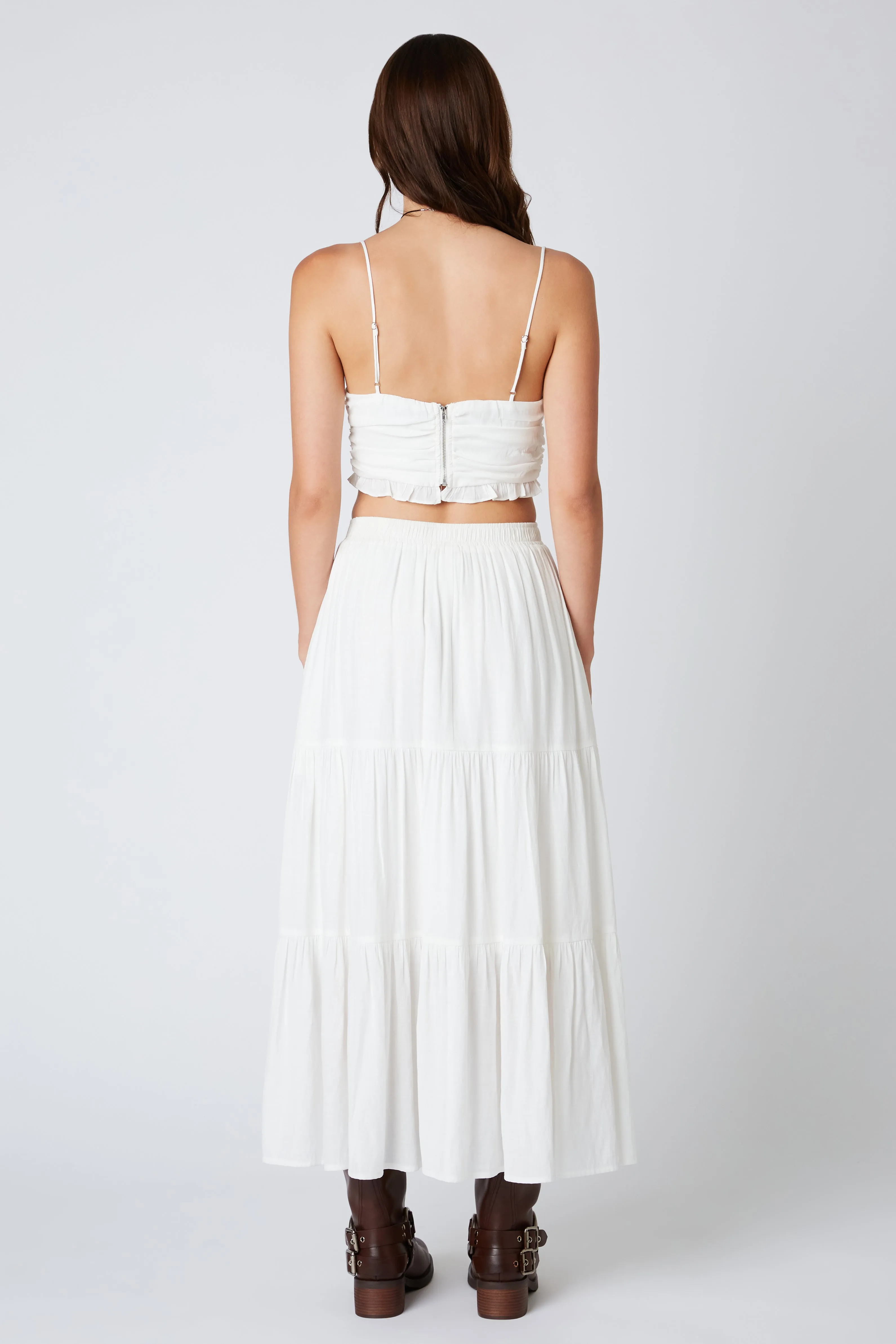Tiered Maxi Skirt