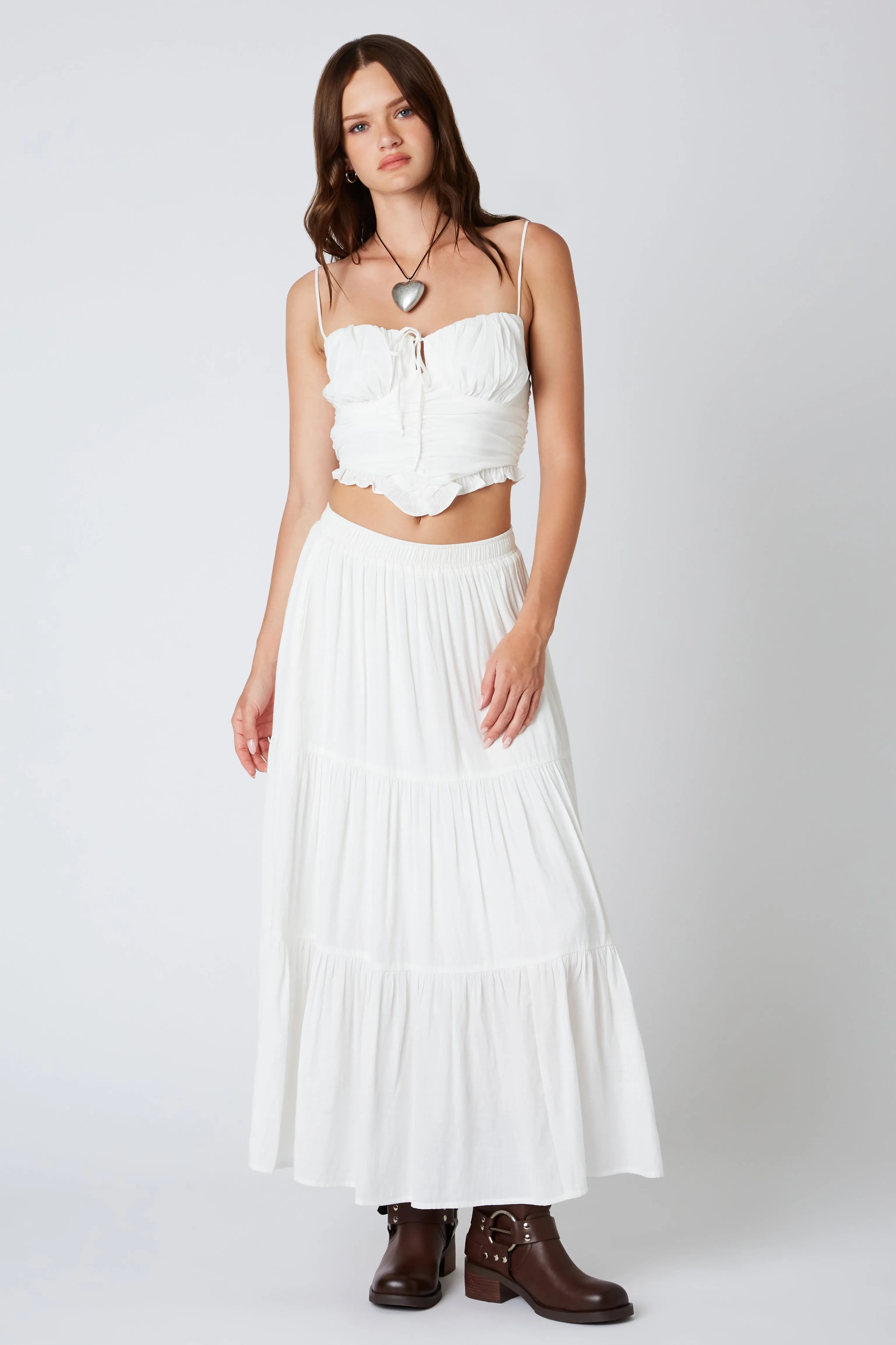 Tiered Maxi Skirt