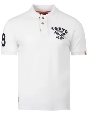 Tokyo Laundry Cameron white polo shirt