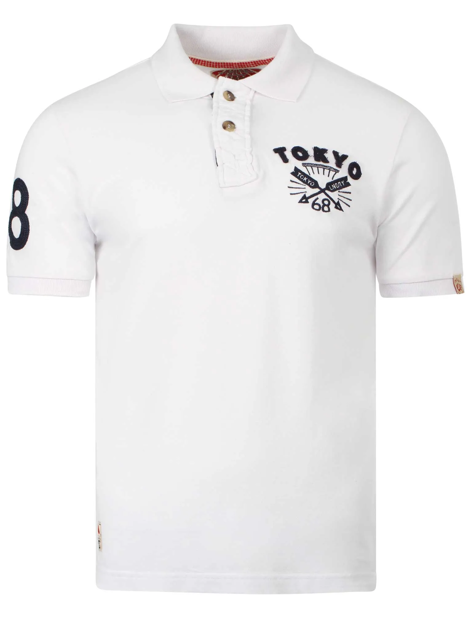 Tokyo Laundry Cameron white polo shirt
