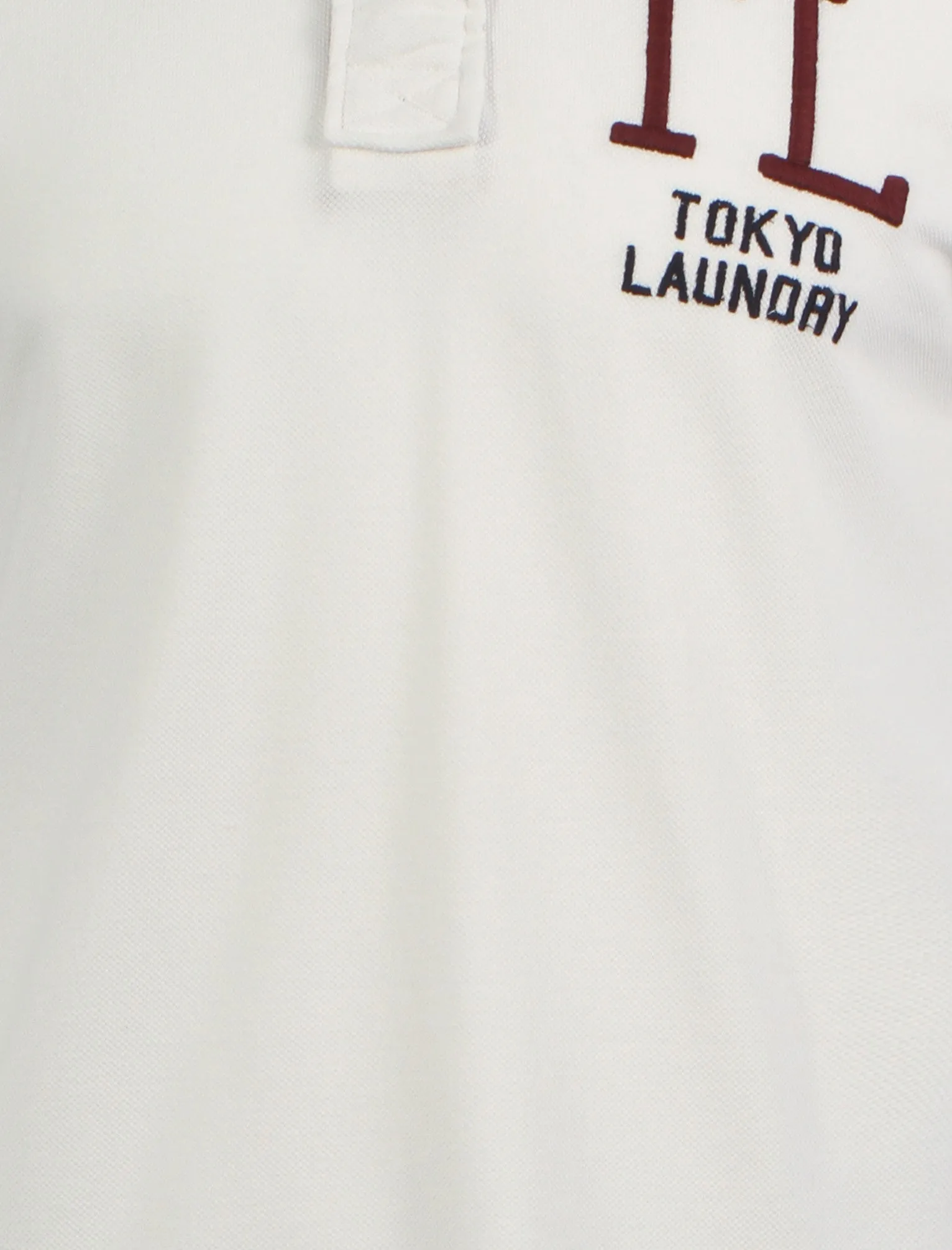Tokyo Laundry San Leandro ivory Polo Shirt
