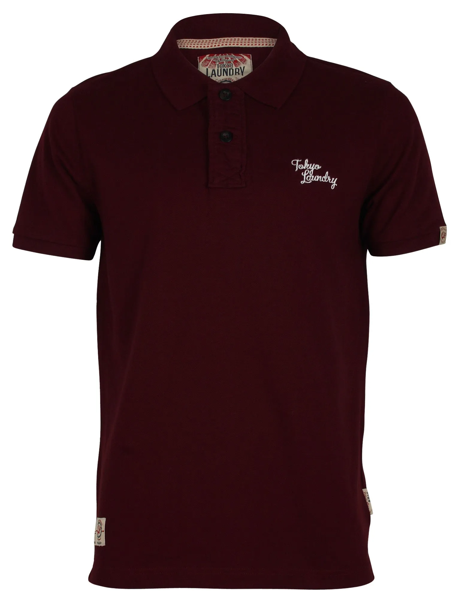 Tokyo Laundry Sophomore Oxblood Polo Shirt