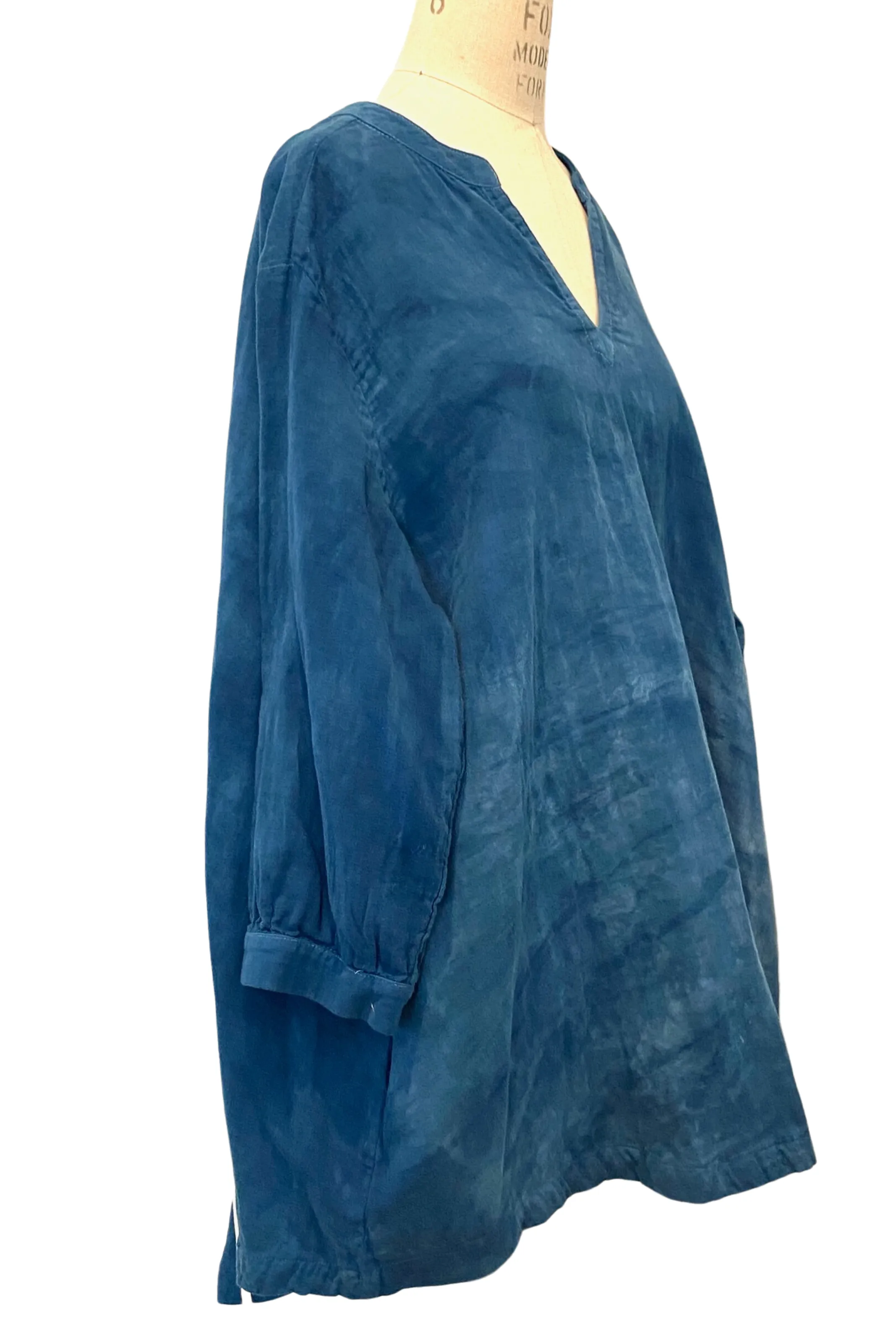 Tunic in Blue | Botanically Dyed Cotton