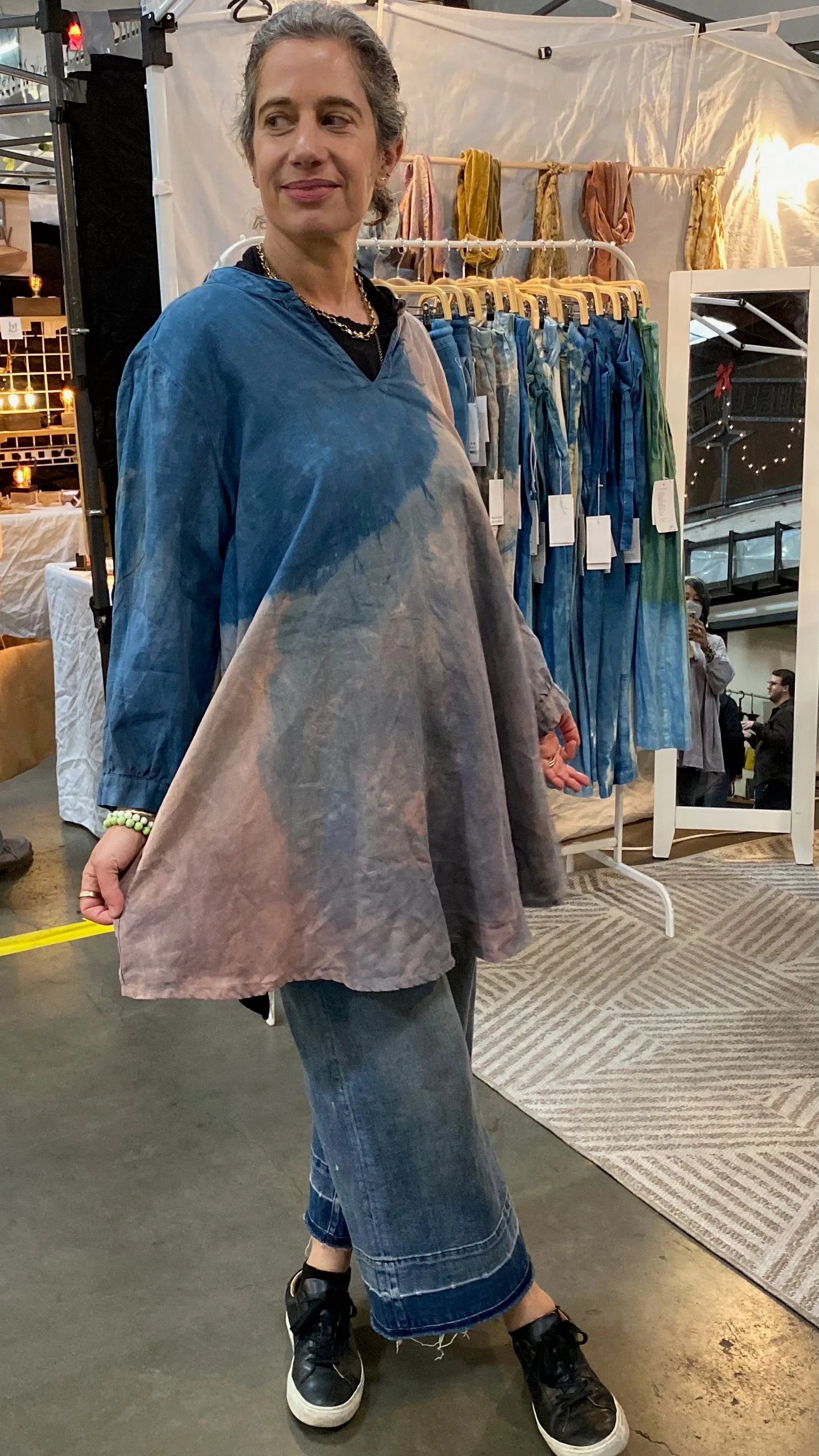 Tunic in Blue | Botanically Dyed Cotton