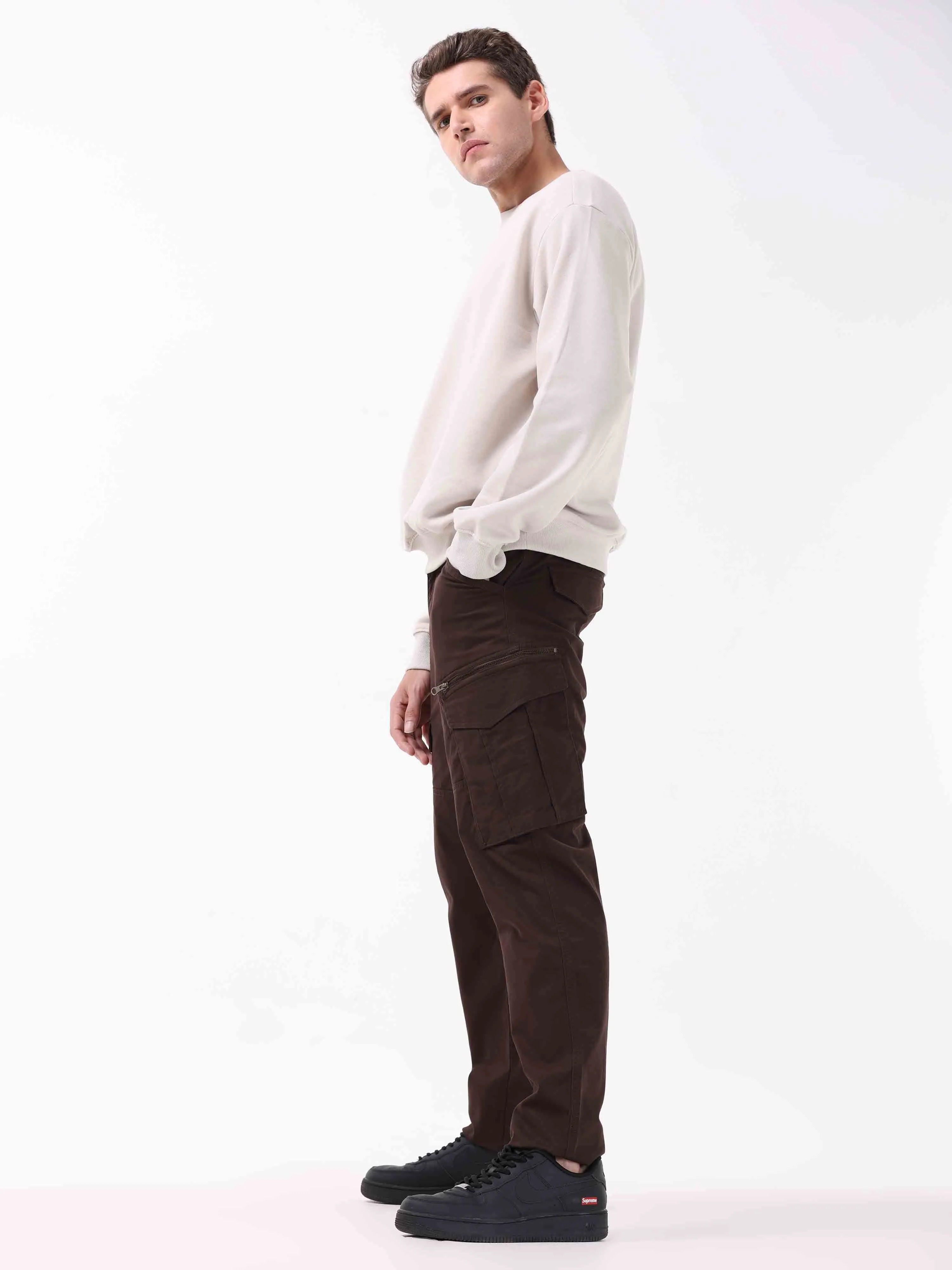 Utility Coffee Cargo Pant