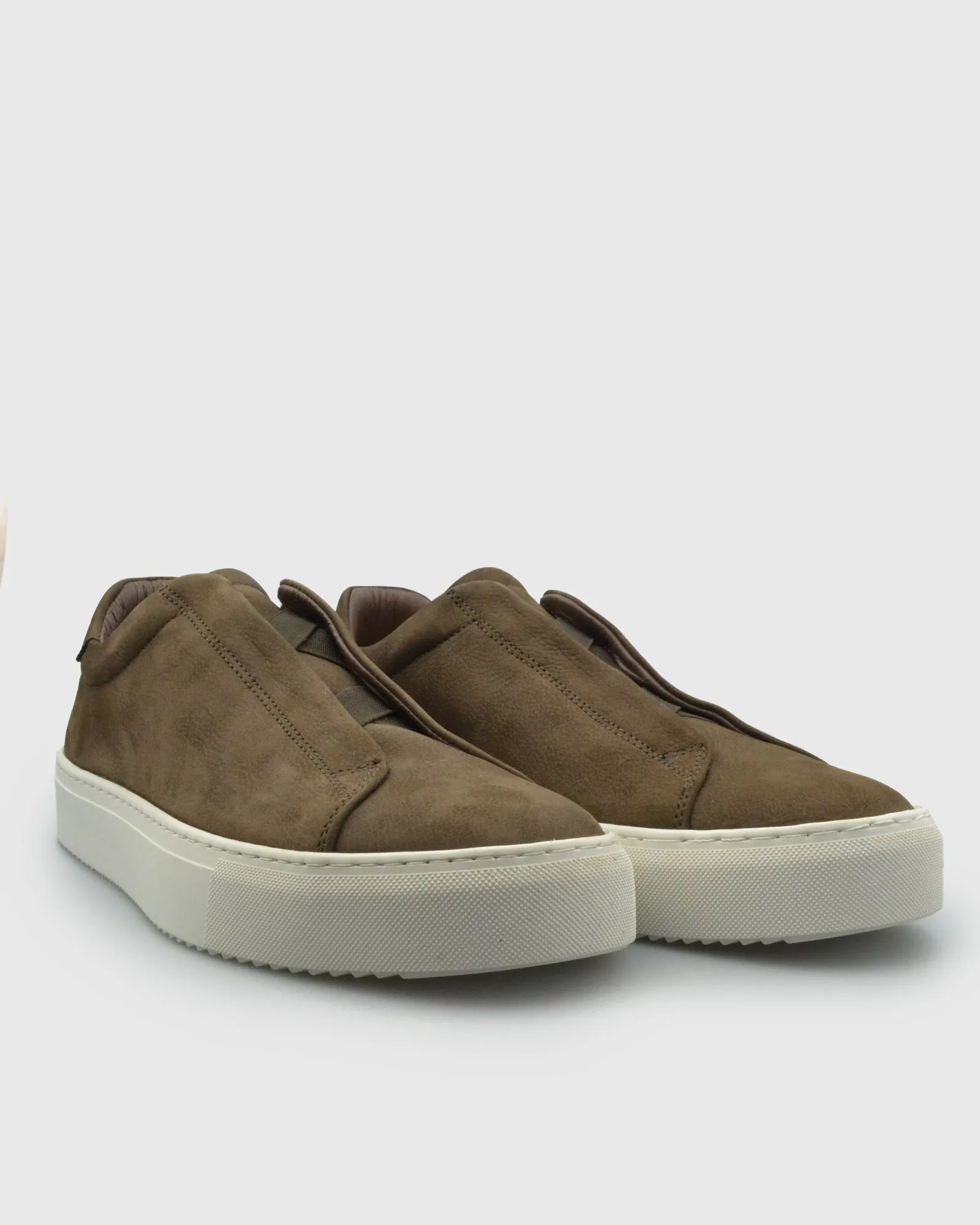 VINCENT & FRANKS S24VF-BRACESLIP BROWN NUBUCK SNEAKER