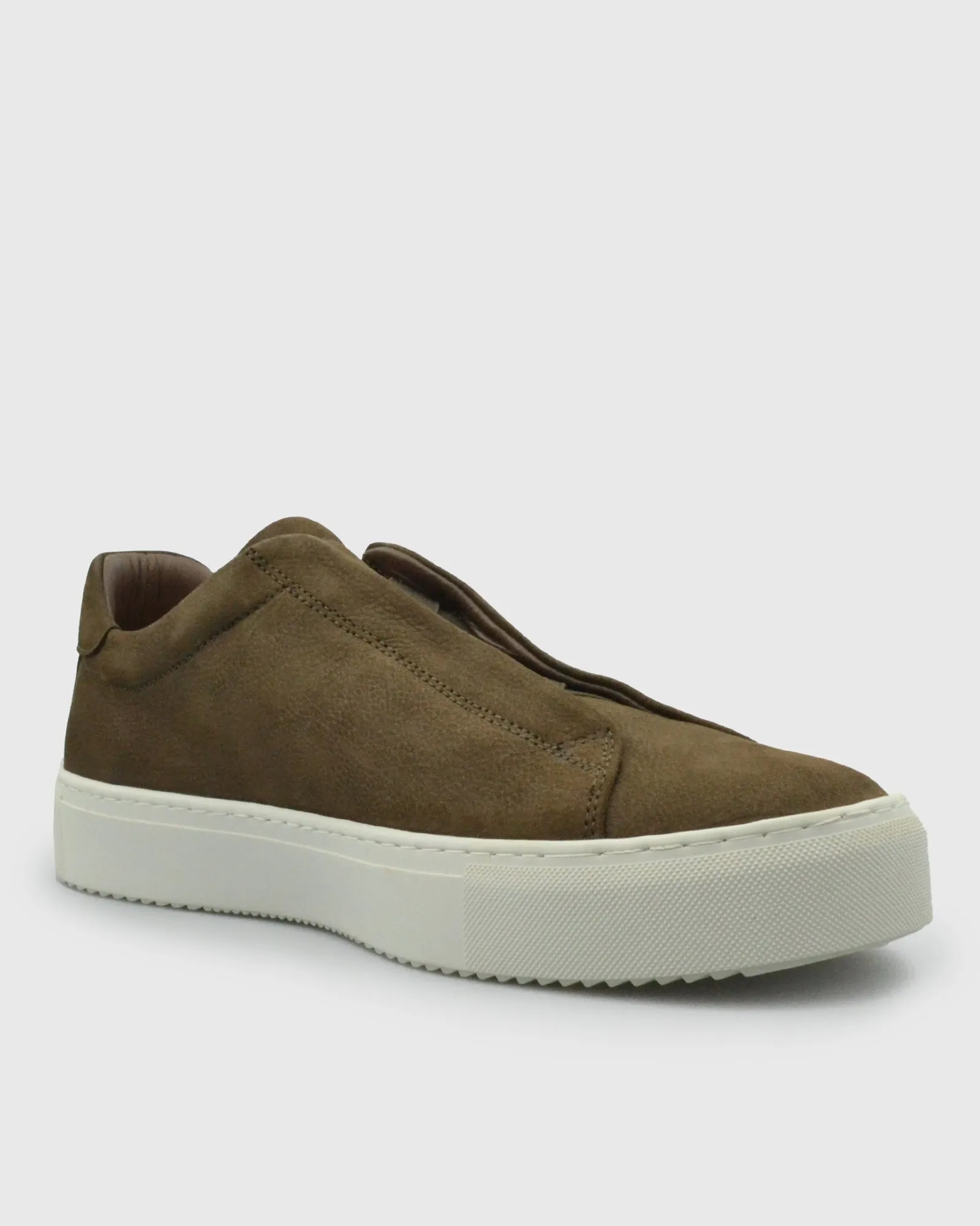 VINCENT & FRANKS S24VF-BRACESLIP BROWN NUBUCK SNEAKER