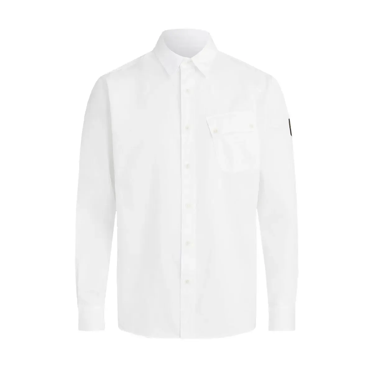 White ‘Pitch’ Cotton Twill Shirt