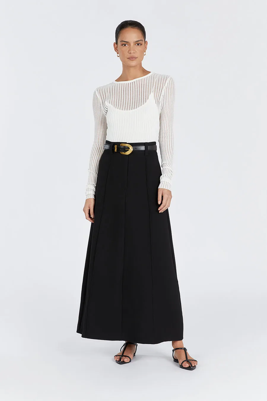 WILLA BLACK MAXI SKIRT