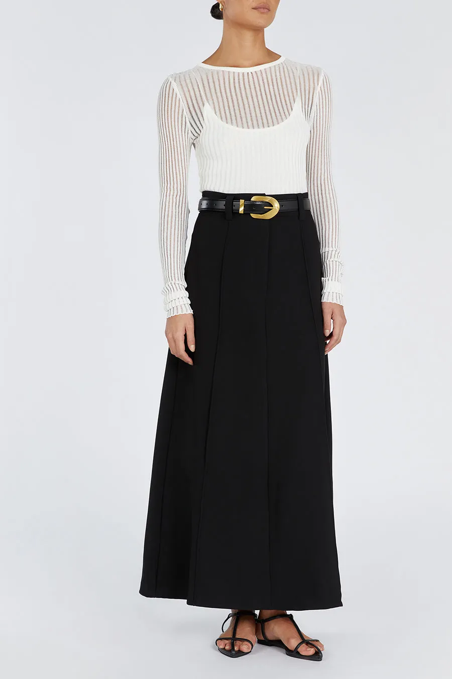 WILLA BLACK MAXI SKIRT