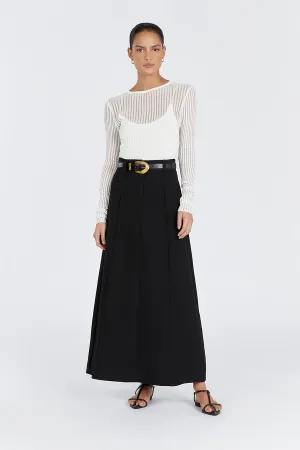 WILLA BLACK MAXI SKIRT