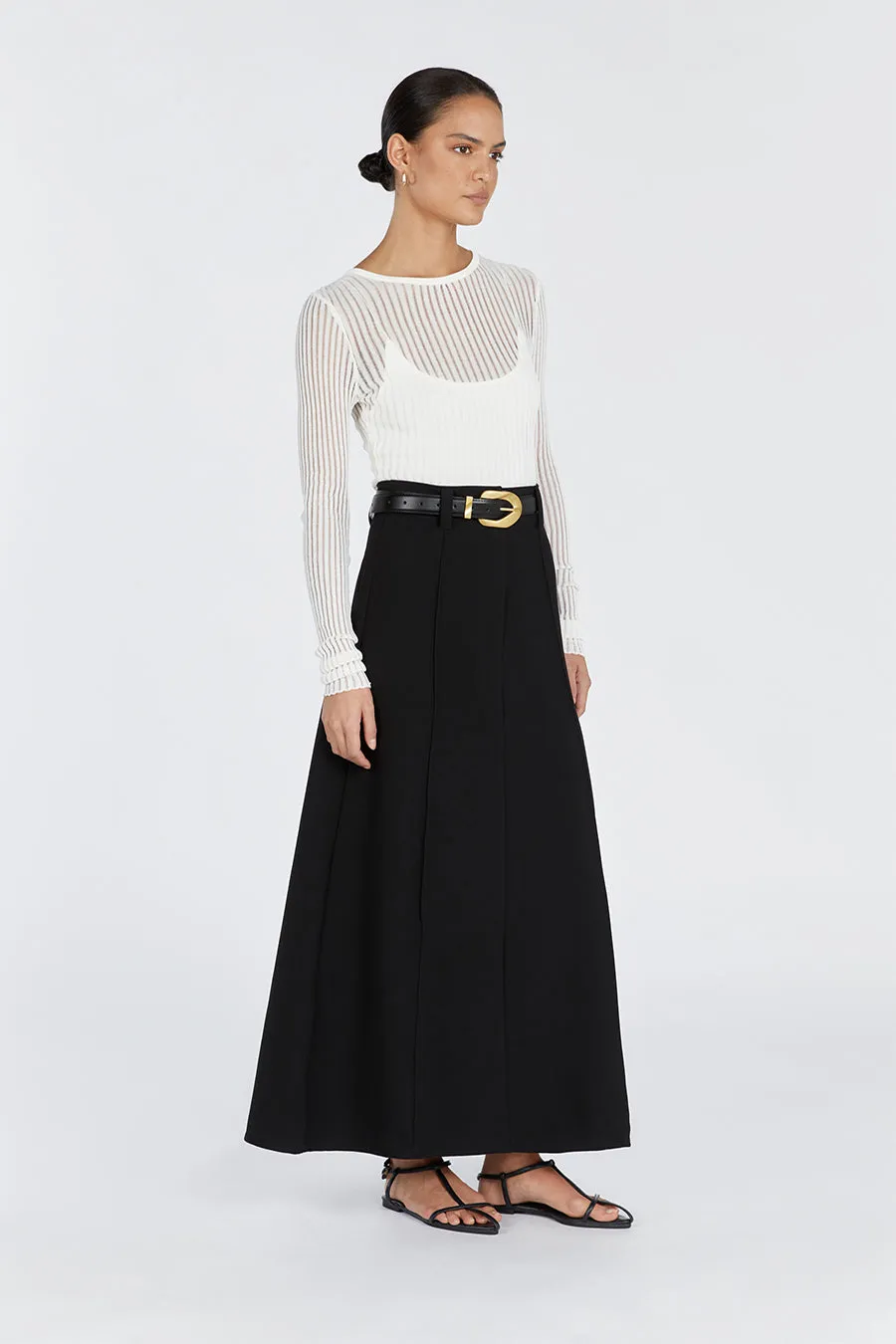 WILLA BLACK MAXI SKIRT